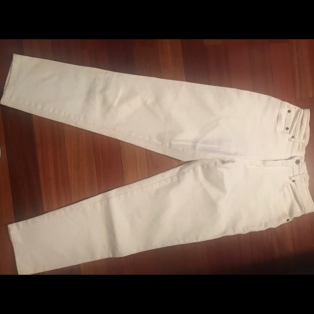 Bill blass white high top pants